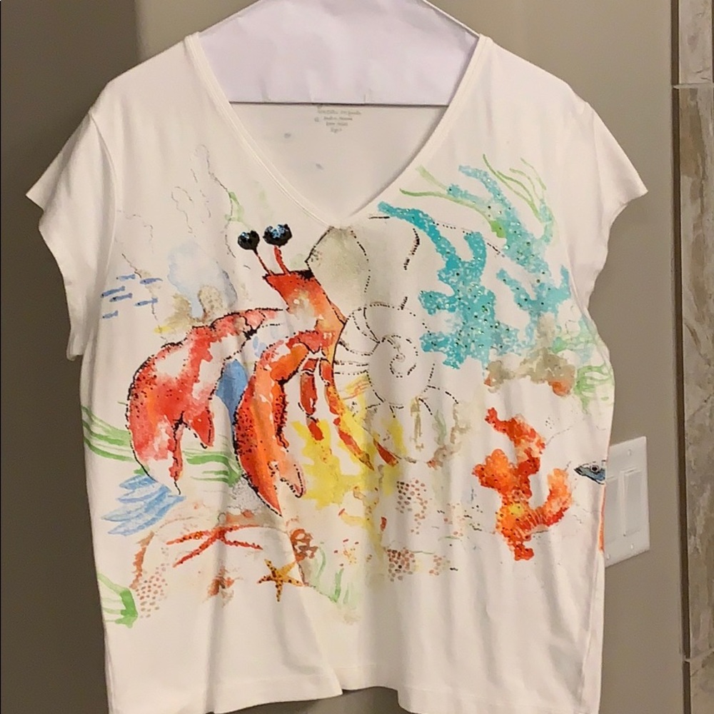 Lobster in the Sea short sleeve tee